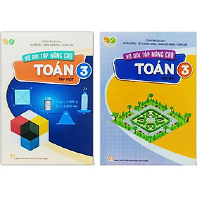 Sách - Vở bài tập Toán 3 nâng cao - tập 1 + Tập 2