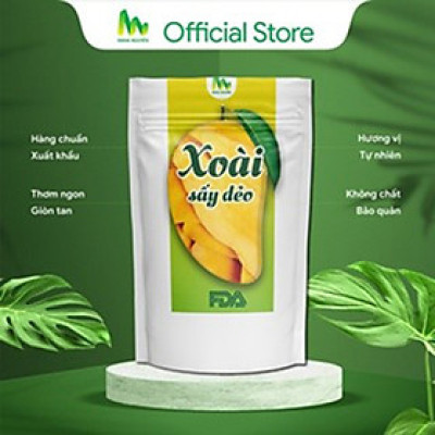 Xoài sấy dẻo HANA NGUYÊN, vị chua ngọt tự nhiên cắt sợi 50g