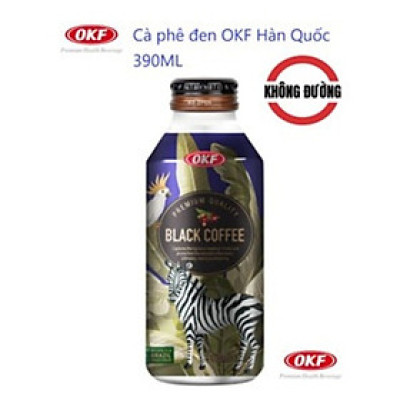 Cà phê đen OKF Hàn Quốc 390ML Không đường Brazil Arabica beans
