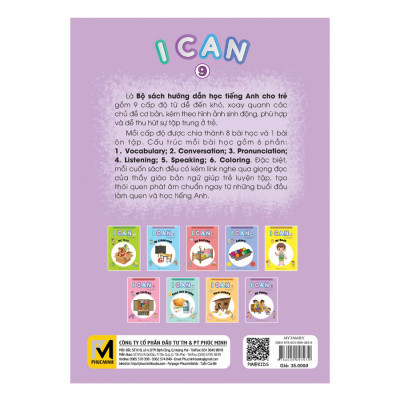 I Can My Family - sách học tiếng Anh cho trẻ mầm non