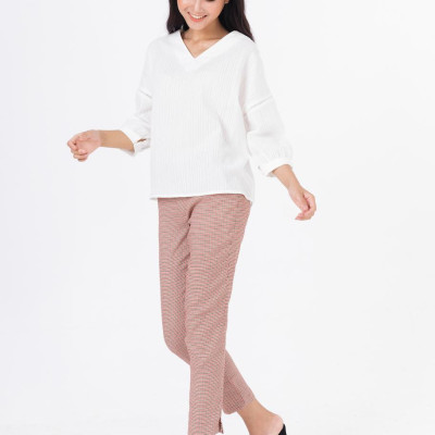 De Leah - Quần Basic Xẻ Gấu