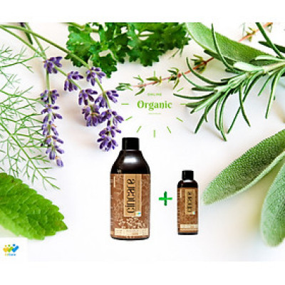 Combo 2 chai Nước súc miệng Thảo dược Cincare - Lớn ở nhà, nhỏ bỏ túi - Khử khuẩn, thơm miệng mọi lúc mọi nơi (300ML + 100ML)