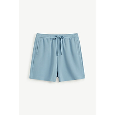 Quần Short thun ROUTINE Ống Rộng Lưng Thun Có Túi Trơn Form Loose - 10S24PKS002 | LASTORE MENSWEAR