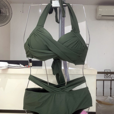 Bikini 2 mảnh sexy quyến rũ, áo sẵn gọng đệm nâng đẩy vòng một, quần cạp cao cách điệu, chất thun bơi lạnh đẹp, áo tắm nữ mẫu mới | KT091