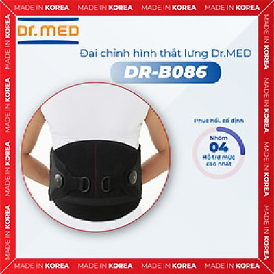 Đai chỉnh hình thắt lưng Orthosis với hệ thống khóa BOA Dr.MED DR B086