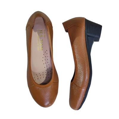 Giày Cao Gót Nữ HÀ NAM Da Bò Thật Cao Cấp 5cm GBBN2080