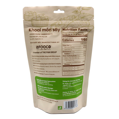 Khoai Môn Sấy Giòn LAFOOCO 100g Xuất Khẩu