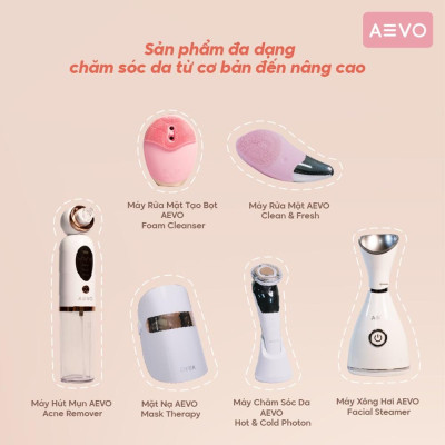 Máy phun sương mini AEVO Nano Mist Sprayer giúp phục hồi làn da, thu nhỏ lỗ chân lông, chống lão hoá