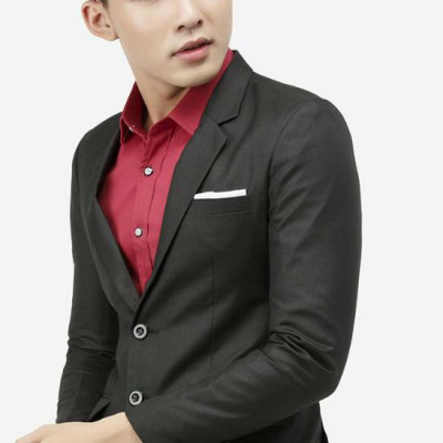 Áo Vest Nam 2 Nút Cài Titishop AVN112 - Đen