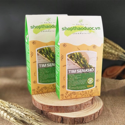 Tim Sen Khô Shop Thảo Dược Hộp giấy 500G cao cấp - Dùng pha trà uống Tốt Cho Giấc Ngủ Của Bạn - Thích hợp làm quà tặng cho người cao tuổi