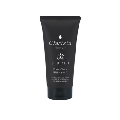 Sữa Rửa Mặt Sạch Sâu Chiết Xuất Than Hoạt Tính Clarista Tokyo Charcoal Facial Foam (130 G)