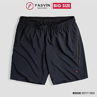 Quần đùi nam thể thao BIG SIZE FASVIN Từ 80 Đến 120KG vải co giãn mềm mát D22171.HN