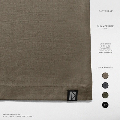 Áo Thun RANV RBAE SUMMER RISE Nâu