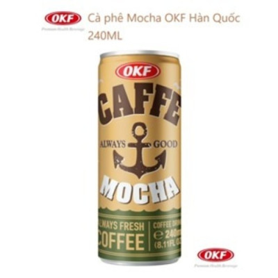 Cà phê Mocha OKF Hàn Quốc 240ML x 6 chai