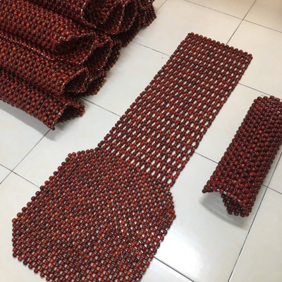 Đệm Lót Đàn Ghế  Xe Ô Tô Hạt Gỗ FC  ( hình thật )