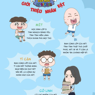 Sách - Truyện Tranh Lớp Học Xả Stress - Cánh Cổng Xuyên Không Gian