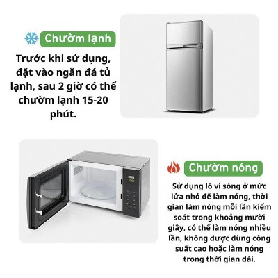 Gối Chườm Nóng - Lạnh, 2 chế độ sử dụng, Giảm Đau Gối Khi Tập Thể Thao A-3706