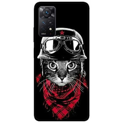 Ốp lưng dành cho Xiaomi Redmi Note 11 Pro 5G - Mèo Khăn Đỏ