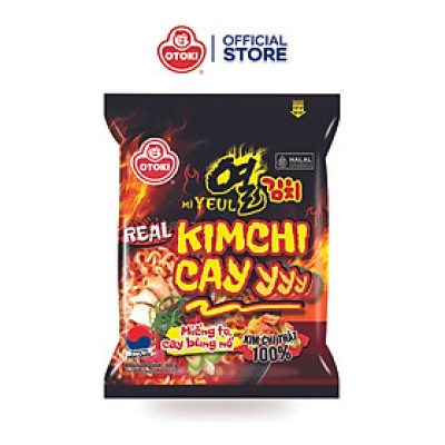 Combo 3 Gói Mì Yeul Kimchi Cay Otoki 100g
