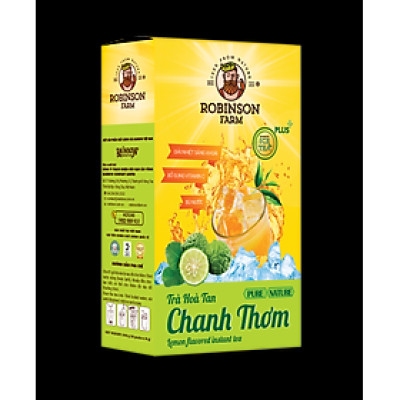 Trà Ice Tea vị Chanh Thơm - Robinson Farm - 16 gói x 15g