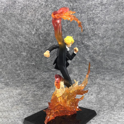 Mô Hình LED Sanji 16cm Hắc Cước Mô hình One Piece Cao Cấp, Figure Mô Hình Anmie One Piece Luffy Vua Hải Tặc