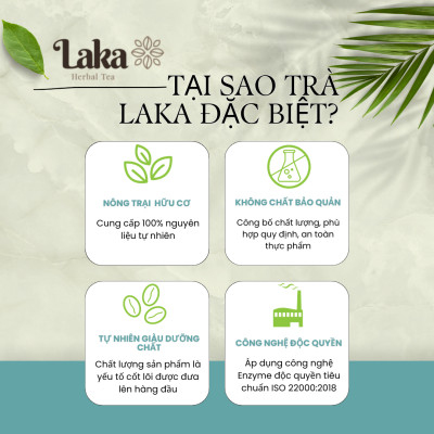 COMBO Tặng Quà - 2 Hộp Trà Cà Phê Cascara LAKA 100gr, 100% quả cà phê chín mọng