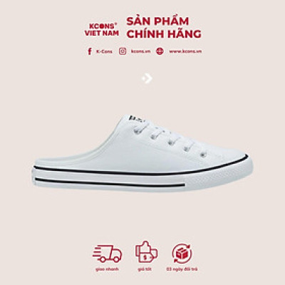 Chuck Taylor All Star Dainty Mule | Sục Converse Thể Thao Trắng Vải 567946C