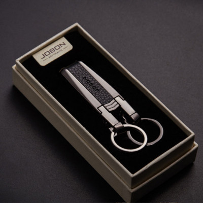 Móc Chìa Khóa Xe Ô Tô Xe Máy Thép Không Gỉ Mẫu Vuông JOBON | Móc Chìa Khóa Thép Không Gỉ Cao Cấp Chắc Chắn, Sang Trọng, Đẳng Cấp