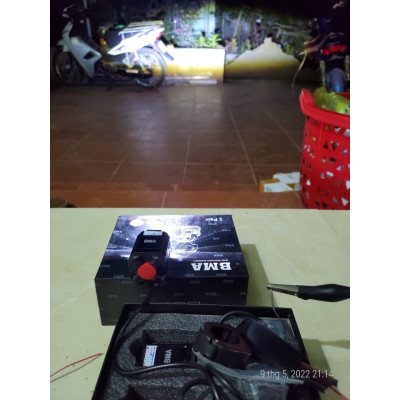 (LOẠI TỐT) Đèn led trợ sáng xe máy 2 màu cốt pha B.M.A bi cầu bản đặc biệt 4 chế độ mẫu mới hàng víp siêu gom , phụ kiện xe máy