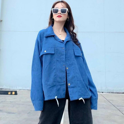 ÁO KHOÁC KAKI NHUNG GÂN Dây Gút (M2240 - Ảnh Thật)