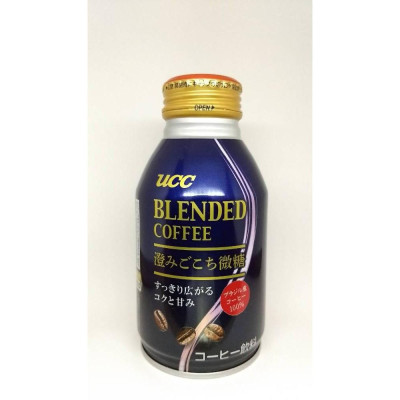 Cafe - Cà phê sữa UCC Blended Coffee Bitter chai pha sẵn (ít đường)