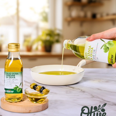 Dầu Olive Pomace Silarus 1L cao cấp, dùng chiên rán, nấu ăn, giảm chất béo có hại - thương hiệu Silarus nhập khẩu 100% từ Ý