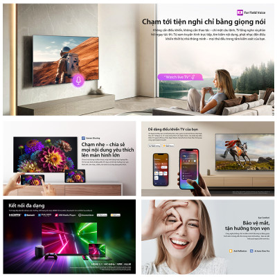 [SP Mới 2025] Smart Tivi Toshiba 55 inch QLED 55M450RP, Giao Hàng Toàn Quốc, Bảo Hành 24 Tháng, Hàng Chính Hãng