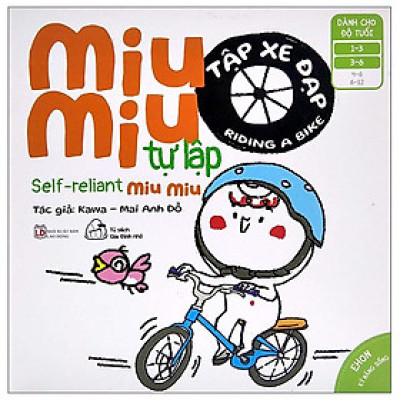 Sách Ehon Miu Miu Tự Lập Phần 2 Song Ngữ - Tập Xe Đạp