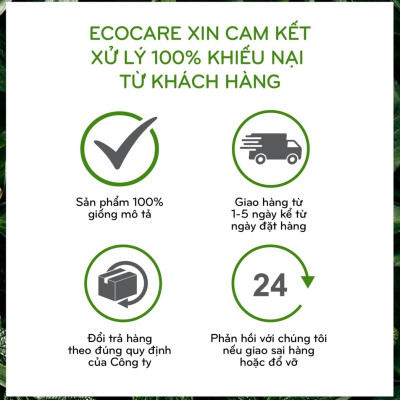 Nước Giặt Xả Hữu Cơ Bồ Hòn ECOCARE 1L-2L-4L Tinh Dầu Hoa Bưởi, Sạch Khuẩn, Dịu Nhẹ Với Mọi Làn Da, Hương Thơm Mát