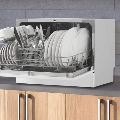 Máy Rửa Bát KAFF KF-W8001EU Màu Trắng - 6 Bộ Châu Âu - Hàng Chính Hãng