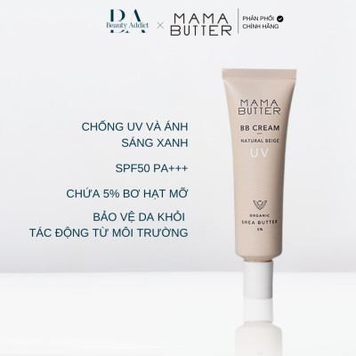 Kem nền BB chống nắng dưỡng ẩm - Mama Butter BB Cream Natural Beige