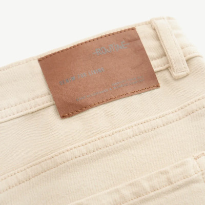Quần jean nam màu Be Form Straight cropped - ROUTINE 10S25DPA018