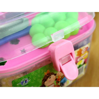 Hộp Đồ Chơi Đất Sét 12 Màu An Toàn Có Khuôn Cho Bé