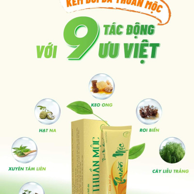 Kem bôi da thuần mộc Thanh Mộc Hương chàm sữa nấm da đầu vảy nến an toàn cho trẻ đến mẹ bầu 16g