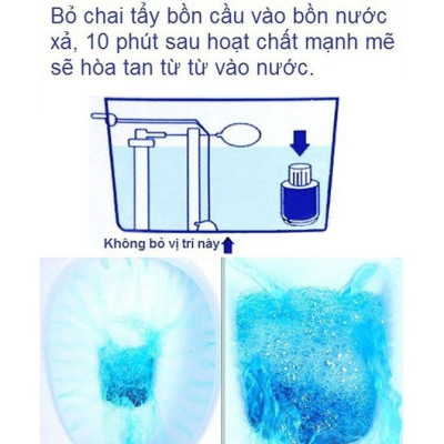 Combo 5 Cốc thả bồn cầu tẩy xanh toilet Mr.Fresh - Hàn Quốc 180g (hàng chính hãng)-hương hoa Ly