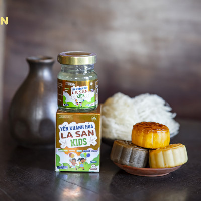 [ COMBO 3 HŨ ] Yến Khánh Hòa La San Kids Nano Canxi dành cho trẻ em, tăng chiều cao, tăng sức đề kháng