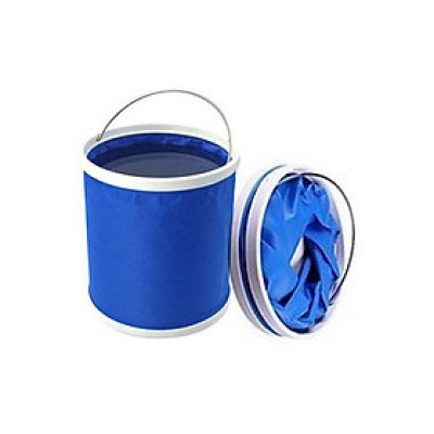  Xô đựng nước gấp gọn (9lit) xô rửa xe, xô phượt, xô câu cá