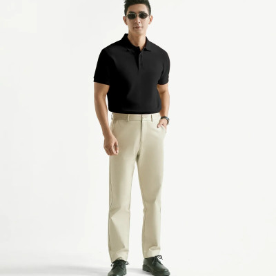 Áo polo tay ngắn nam trơn màu . Form Fitted - RT 10S25POL024 | ROUTINE CÀ MAU