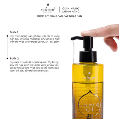 Dầu tẩy trang Sakura Cleansing Oil (150ml)