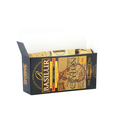 Trà Đen Ceylon Basilur Island Of Tea - Phiên Bản Trà đen Đặc Biệt 50g (Hộp Giấy)