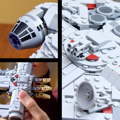 Đồ Chơi Lắp Ráp Phi Thuyền Vũ Trụ Millennium Falcon LEGO STAR WARS 75375 (921 chi tiết)