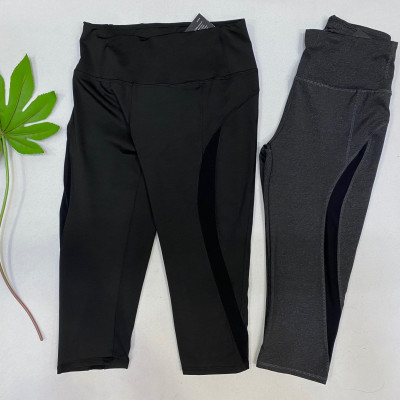SET ĐỒ THỂ THAO NỮ GỒM ÁO THUN CỔ TRỤ VÀ QUẦN LỬNG LEGGING 9 TẤC ĐA NĂNG CAO CẤP