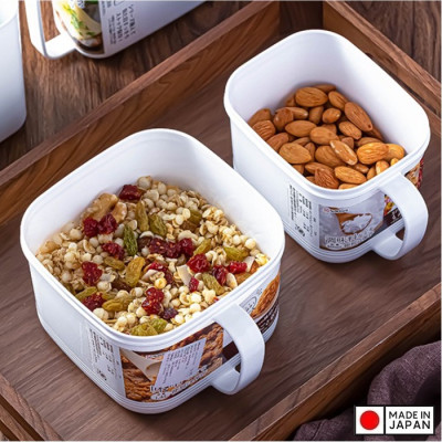 Hộp thực phẩm nắp mềm có tay cầm - Hàng nội địa Nhật Bản