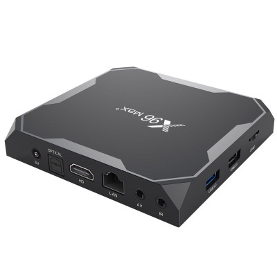 Android Tivi Box X96 Max plus S905 X3 Ram 4G Rom 32G Wifi Kép Có Bluetooth Cài Sẵn Ứng Dụng Xem Phim Hd Và Truyền Hình Cáp - Hàng nhập khẩu